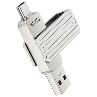 Флеш-драйв USB 3.0 Flash Drive WIWU Wi-FD001 3 in 1 64GB фото 1 з 1