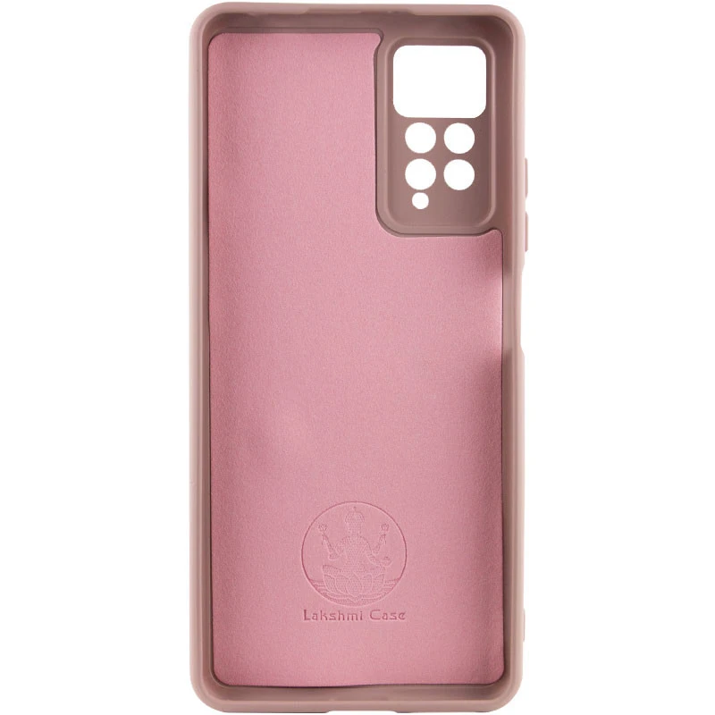 Чехол Silicone Case Lakshmi Premium L с закрытой камерой для Xiaomi Redmi Note 11 (Global) / Note 11S – Розовый / Pink Sand. Фото 2 из 2