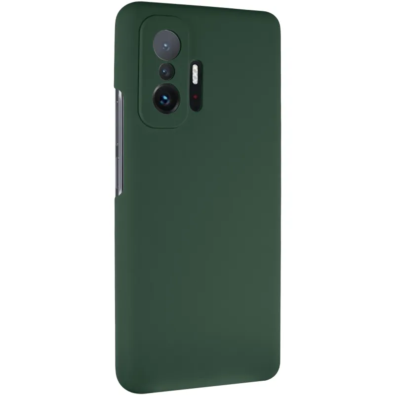 Чохол Silicone Case Lakshmi Premium із закритою камерою для Xiaomi 11T / 11T Pro – Зелений / Cyprus Green. Фото 2 з 6
