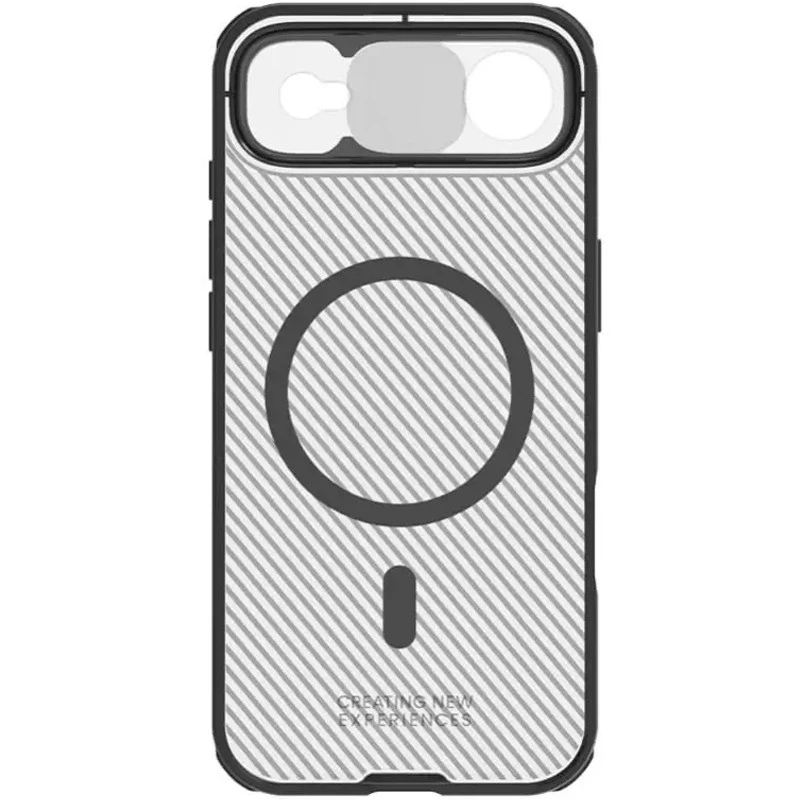 Пластиковая накладка Nillkin Pro со шторкой для камеры и магнитом для Apple iPhone 17 Air (6.5") – Transparent black. Фото 6 Пластиковая накладка Nillkin Pro со шторкой для камеры и магнитом для Apple iPhone 17 Air (6.5") – Transparent black. Фото 6 из 6