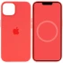 Чехол Silicone case (AAA) with Magsafe and Animation для Apple iPhone 15 Plus (6.7") – Красный / Guava. Фото 2 из 6