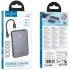 Портативний ЗП Power Bank Hoco J170 Starlight 22.5W+PD20W with cable 10000 mAh – Metal gray. Фото 2 з 6