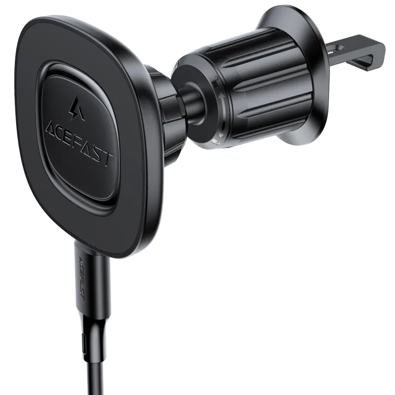 Автотримач з БЗП Acefast D46 QI2 Magnetic Charging 15W (air outlet) фото 1 з 1