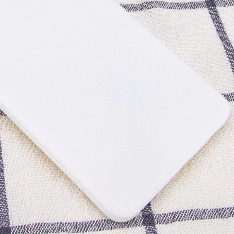 Цветной силиконовый чехол с защитой камеры для Oppo Reno 8T 4G – Белый / White. Фото 4 из 10