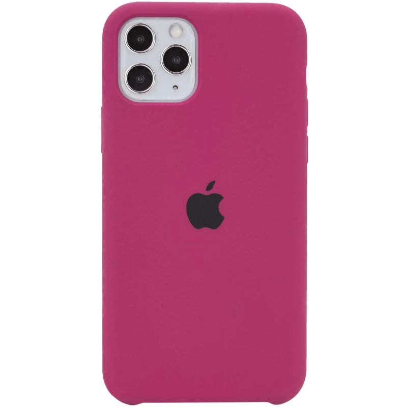 

Чехол Silicone Case для Apple iPhone 11 Pro Max (6.5") (Бордовый / Maroon), Бордовий / maroon