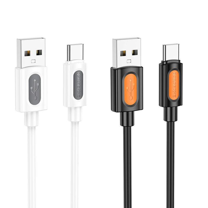 Дата кабель Borofone BX114 Structure USB to Type-C 3A (1m) фото 1 из 1