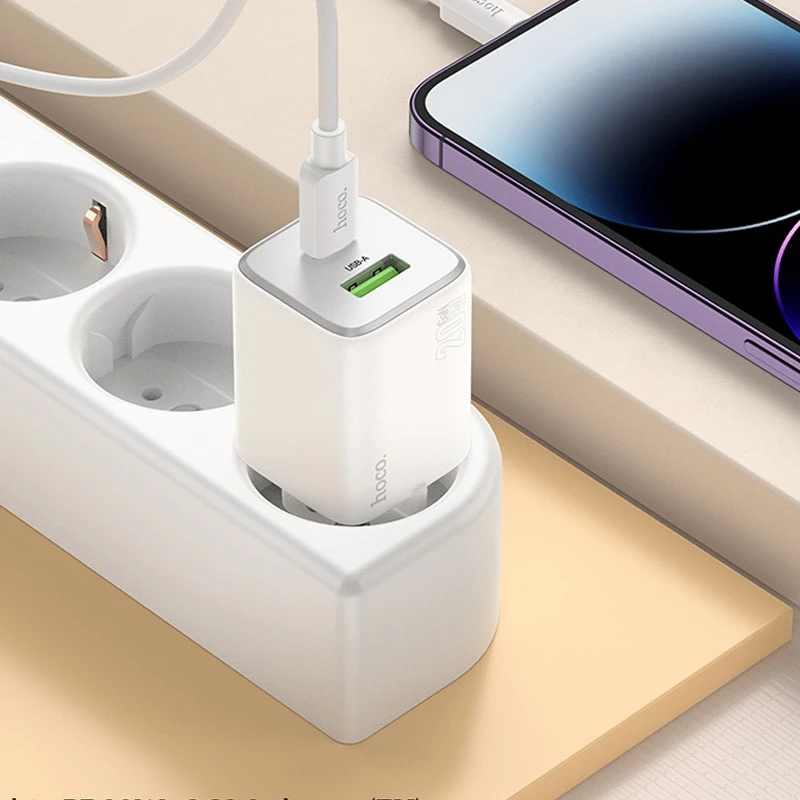 МЗП Hoco N41 Almighty PD20W+QC3.0 – White. Фото 4 з 5