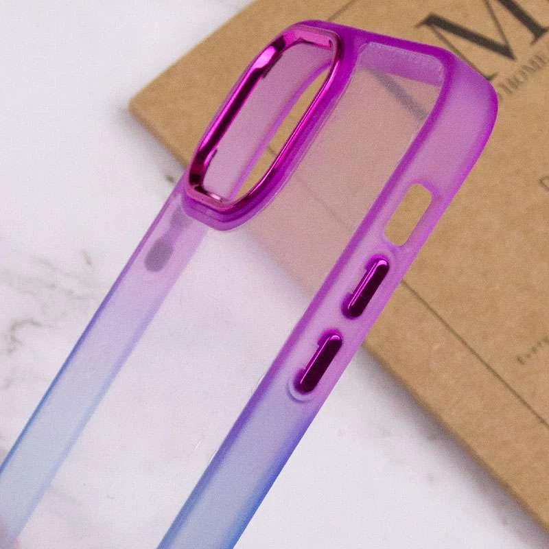 Силіконовий чохол фреш на Apple iPhone 11 Pro (5.8") – Синій / Фіолетовий. Фото 5 з 5