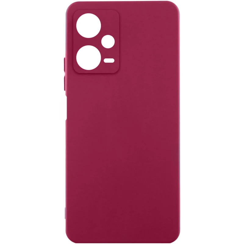 Чохол Silicone Cover Ummi Lakshmi Full Camera (AA) для Xiaomi Redmi Note 12 Pro 5G – Бордовий / Marsala. Фото 1 з 1