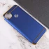 Пластиковая накладка с хромом для Xiaomi Redmi 9C – Синий. Фото 4 из 4