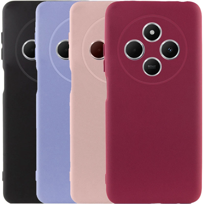 Кольоровий силіконовий чохол GETMAN із закритою камерою для Xiaomi Redmi 14C / Poco C75 фото 5 з 5