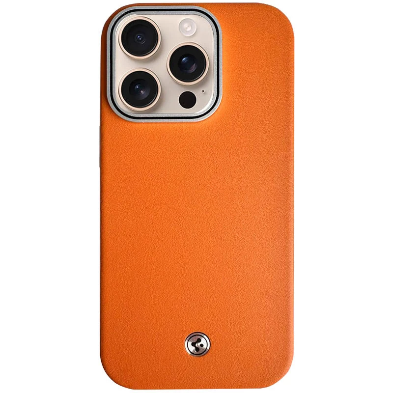 Чохол PC+Leather SGP with MagSafe для Apple iPhone 15 Pro Max (6.7") – Brown. Фото 1 з 2