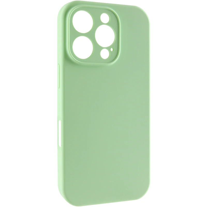 Чохол Silk Full Camera Protective (AA) NO LOGO для Apple iPhone 16 Pro – Зелений / Pistachio. Фото 2 з 9
