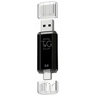 Флеш-накопитель T&G 009 Star Series 2in1 USB 3.0 (USB-A/C) — 256GB фото 1 из 1