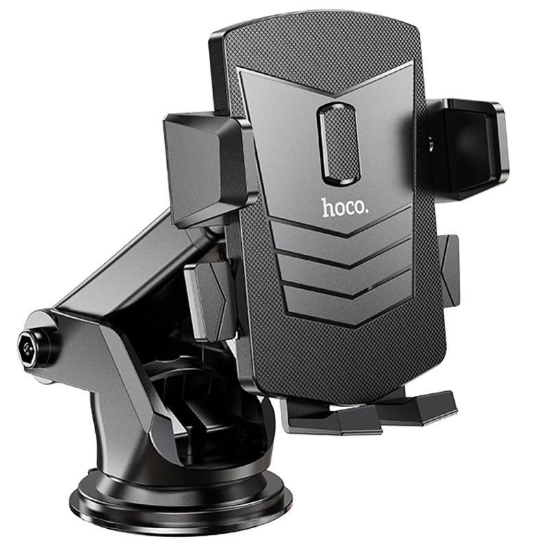 Автодержатель Hoco CA83 David one-button (center console) – Black. Фото 1 из 8