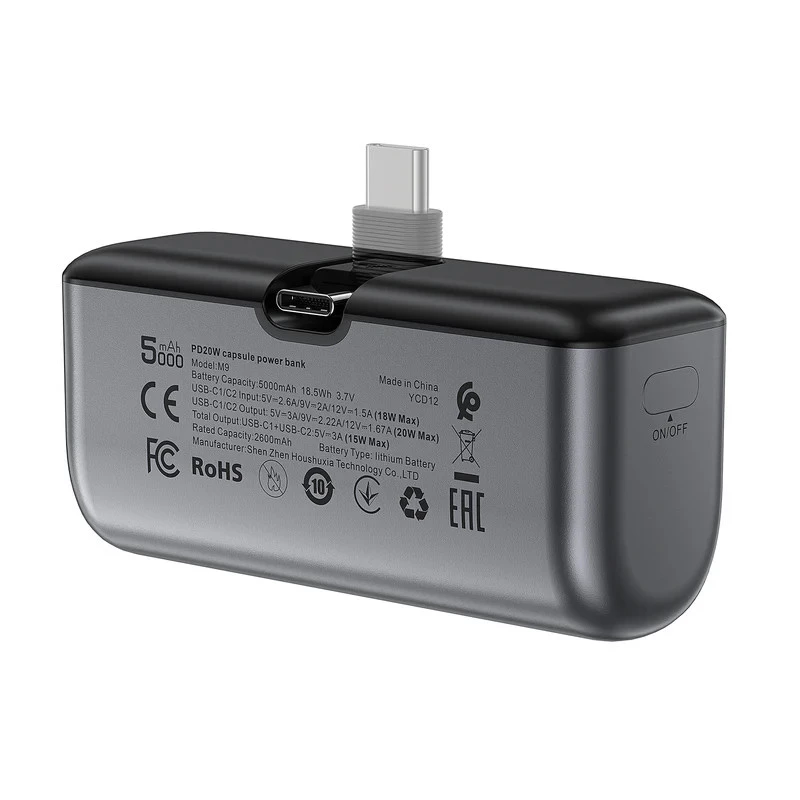 ※kaCASETiFY POWER BANK 5000mAh Портативное ЗУ Power Bank Acefast M9 PD20W 5000 mAh Black | Купить