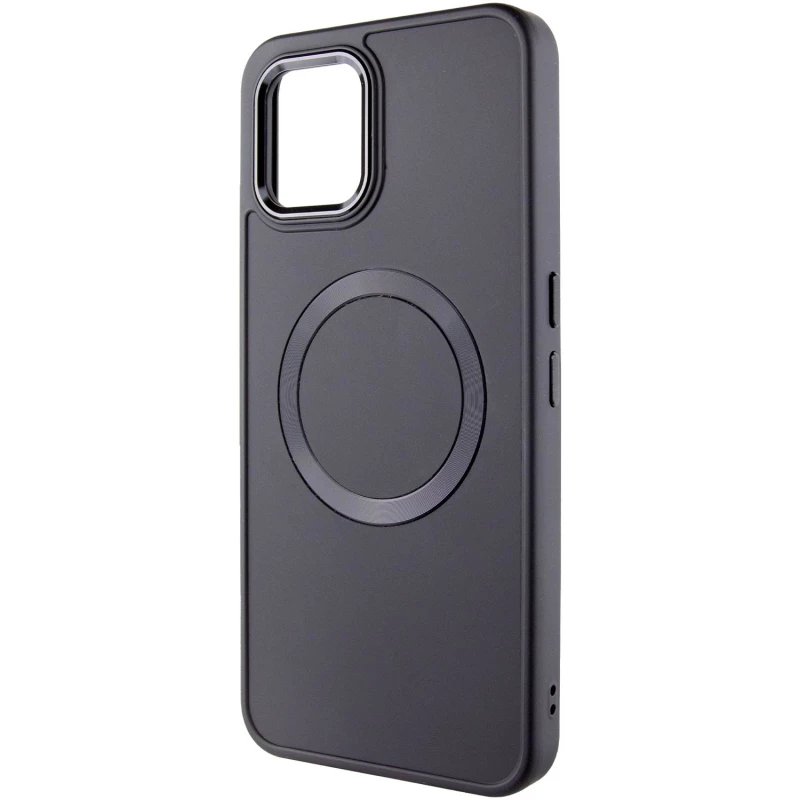 TPU чехол Bonbon с металлическими кнопками та MagSafe на Nothing Phone 2 – Черный / Black. Фото 5 из 9