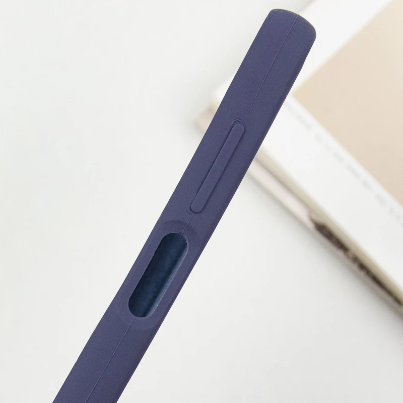 Чохол Silicone Case Lakshmi Plus з закритою камерою на Samsung Galaxy A14 4G/5G – Синій / Midnight Blue. Фото 9 з 11