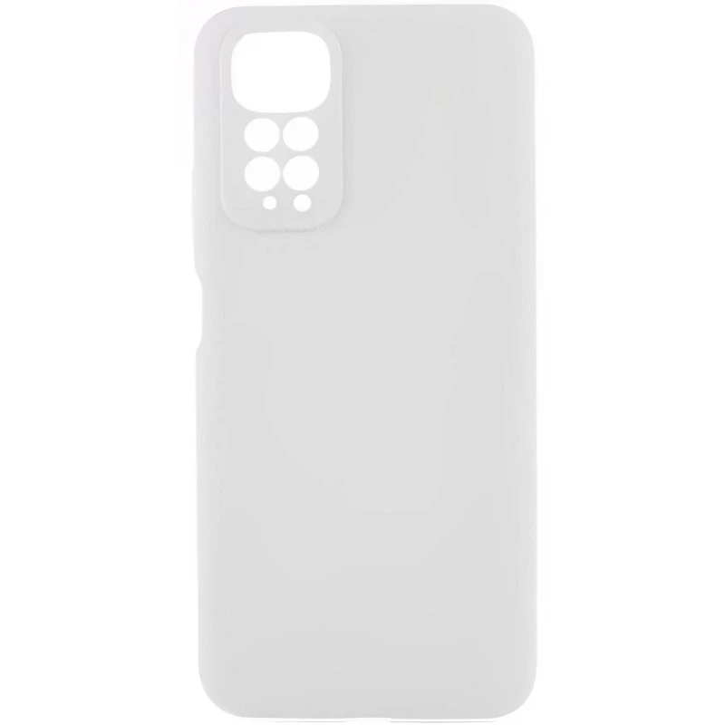 Чохол Silicone Case Lakshmi Premium із закритою камерою для Xiaomi Redmi Note 11 Pro 4G/5G – Білий / White. Фото 2 з 2