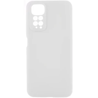 Чехол Silicone Case Lakshmi Premium з закритою камерою на Xiaomi Redmi Note 11 Pro 4G/5G — Белый / White