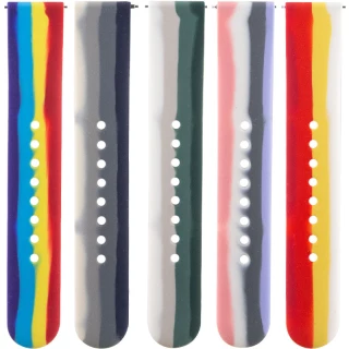 Силіконовий ремінець Rainbow для Smart Watch 20mm фото 1 з 1