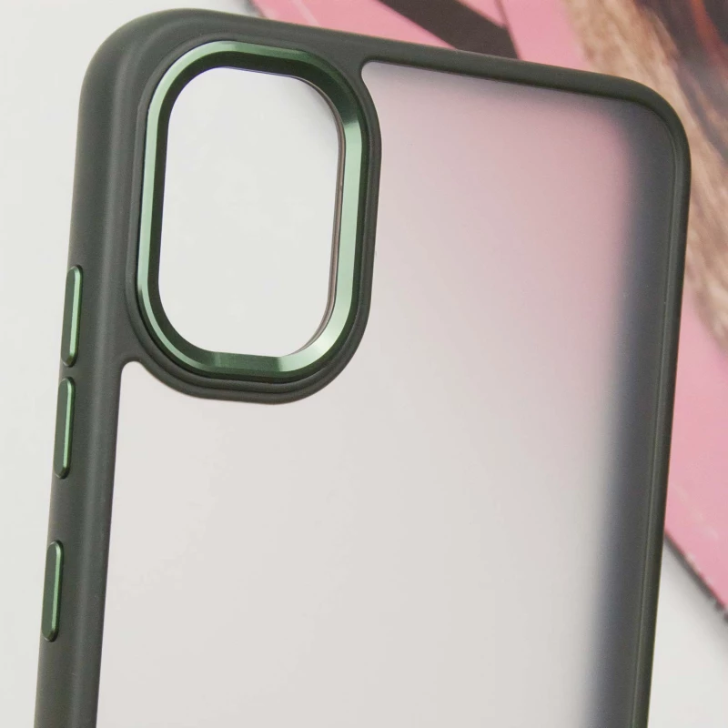 Захистний чохол TPU+PC матовий на Samsung Galaxy A05 – Dark Green. Фото 9 з 11