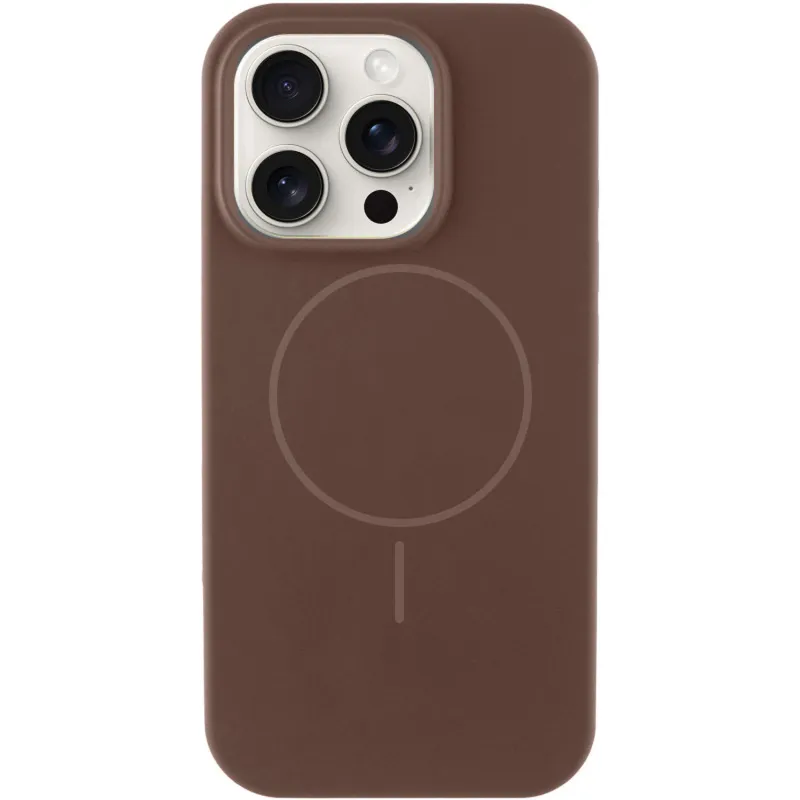 Чехол Silk Full Protective (AA) NO LOGO with Magnetic Fit для Apple iPhone 13 Pro (6.1") – Коричневый / Brown. Фото 1 из 1