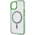 Силіконовий чохол Iris с MagSafe на Apple iPhone 12 Pro Max (6.7") – Зелений. Фото 4 з 8