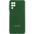 Чохол Silicone Case Lakshmi Premium L з закритою камерою на Samsung Galaxy A12 – Зелений / Cyprus Green. Фото 1 з 1