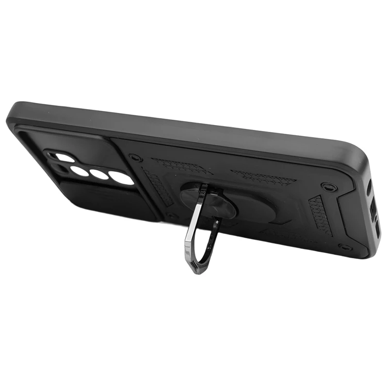 Удароміцний чохол Ummi Camshield Serge Ring (in box) для Xiaomi Redmi Note 8 Pro – Чорний / Black. Фото 3 з 3