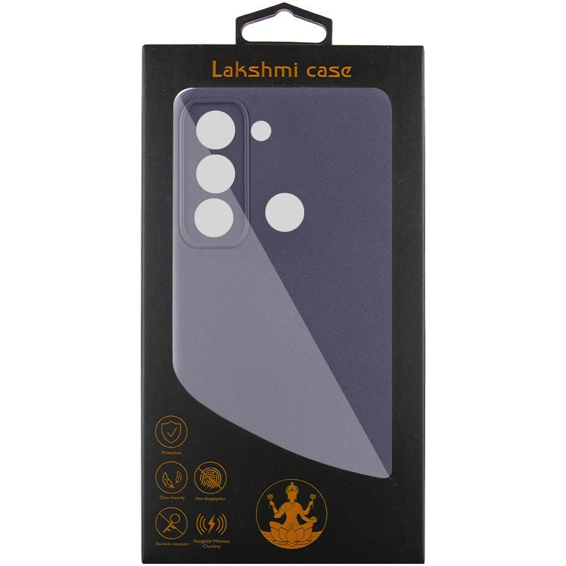 Чохол Silicone Case Lakshmi Premium із закритою камерою для TECNO Pop 5 LTE – Сірий / Dark Gray. Фото 4 з 4