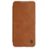 Шкіряний чохол-книжка Nillkin Qin Pro Camshield для Samsung Galaxy S22+ – Коричневий. Фото 1 з 5