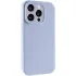 Чехол Silk Full Camera (AA) NO LOGO with Magnetic Fit для Apple iPhone 15 Pro Max (6.7") – Голубой / Lilac Blue. Фото 1 из 5