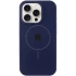 Чехол Silicone Case Full Protective (AA) V2 with MagSafe для Apple iPhone 17e (6.1") – Темно-синий / Midnight blue. Фото 1 из 6
