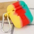 Силіконовий футляр Rainbow для навушників AirPods + карабін – Rainbow 1. Фото 4 з 4