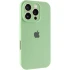 Чохол Silicone Case з захистом камери на Apple iPhone 16 Pro – Зелений / Pistachio. Фото 2 з 6