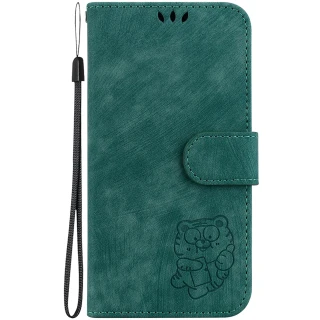 Шкіряний чохол-книжка Cute Tiger для Xiaomi Redmi Note 15 Pro 5G фото 1 з 4