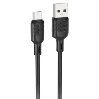 Дата кабель Borofone BX113 Lenny USB to MicroUSB 2.4A (2m) фото 1 з 1