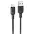 Дата кабель Borofone BX113 Lenny USB to MicroUSB 2.4A (2m) – Black. Фото 1 з 5