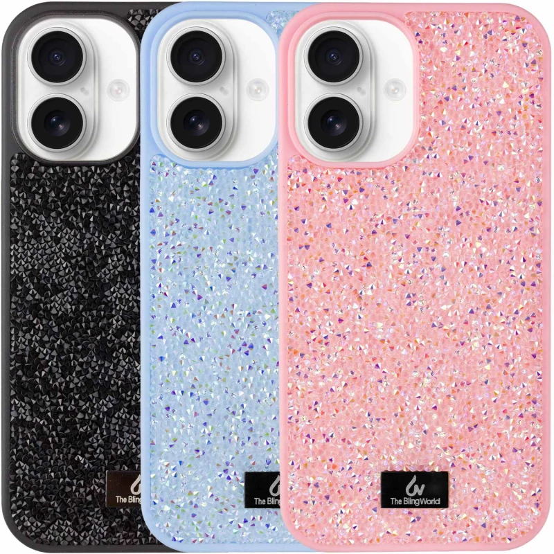 TPU чехол Bling World Rock Diamond для Apple iPhone 16 фото 2 из 4