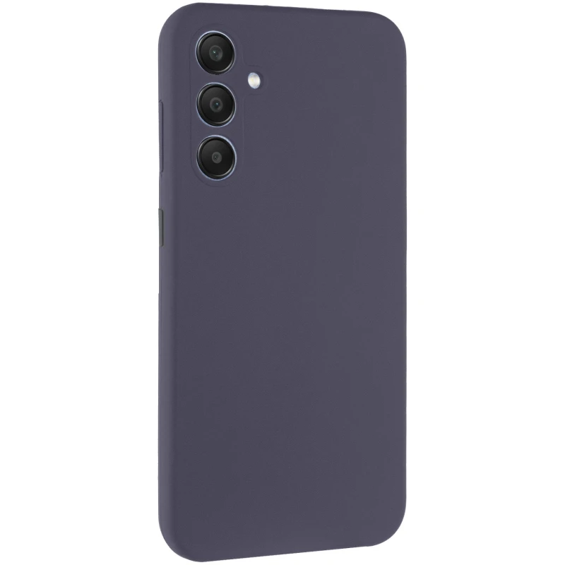 Чохол Silicone Case Lakshmi Premium із закритою камерою для Samsung Galaxy A56 5G – Сірий / Dark Gray. Фото 2 з 10