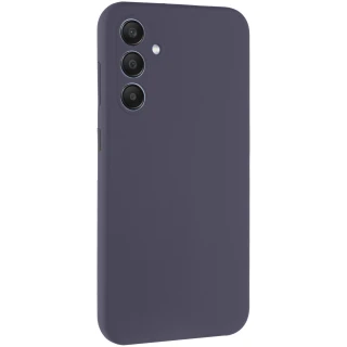 Чохол Silicone Case Lakshmi Premium із закритою камерою для Samsung Galaxy A56 5G — Сірий / Dark Gray