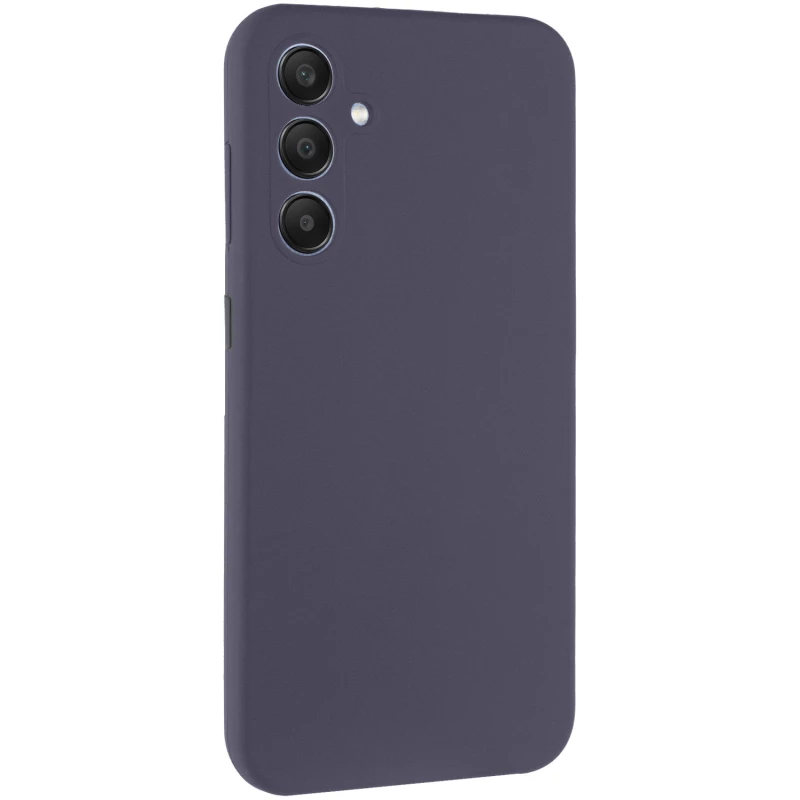 Чохол Silicone Case Lakshmi Premium з закритою камерою на Samsung Galaxy A56 5G – Сірий / Dark Gray. Фото 2 з 10