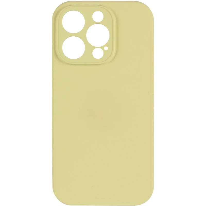 Чехол Silk Full Camera Protective (AA) NO LOGO для Apple iPhone 16 Pro Max – Желтый / Mellow Yellow. Фото 4 из 9