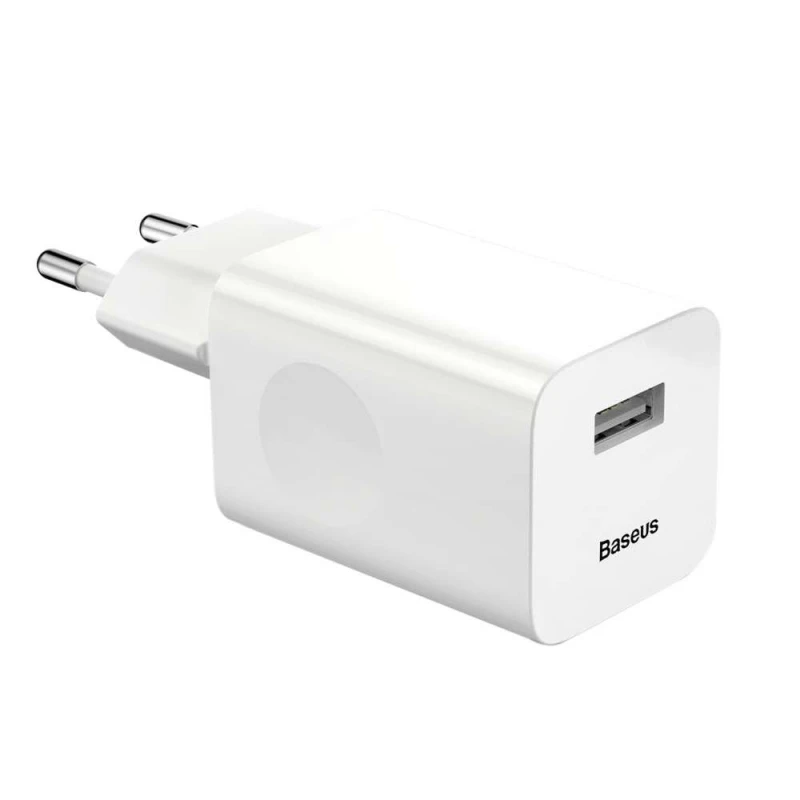

СЗУ Baseus Wall Charger QC3.0 (Белый), Білий