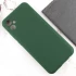 Кольоровий силіконовий чохол GETMAN із закритою камерою для Samsung Galaxy A06 – Зелений / Dark green. Фото 5 з 10