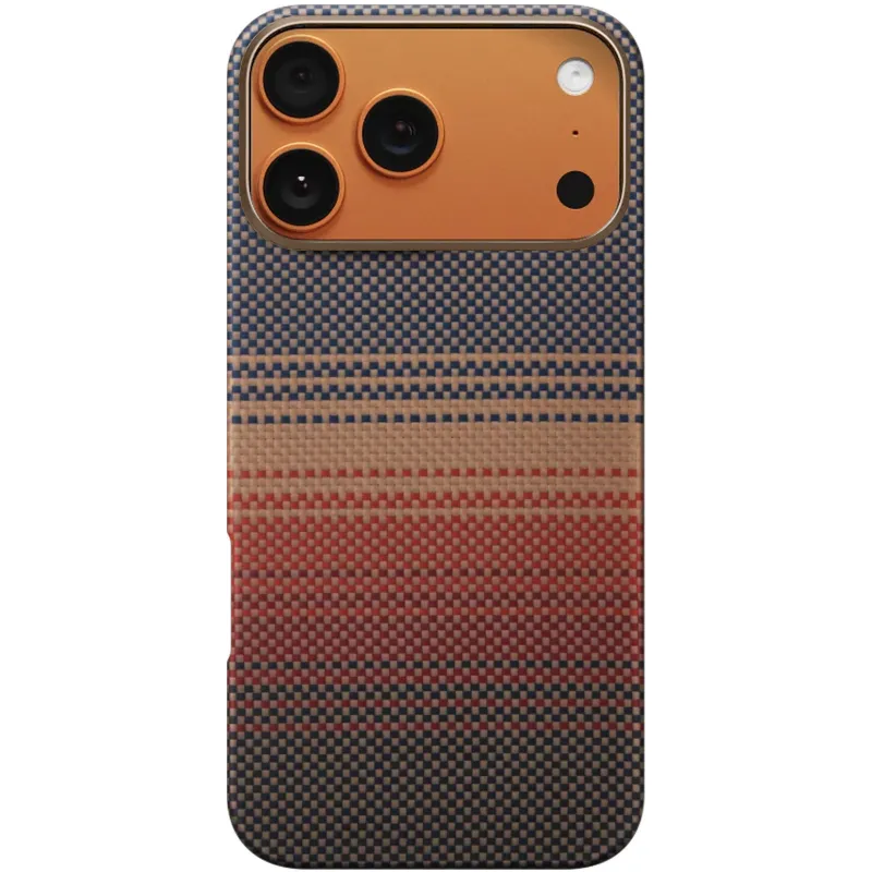 Чохол Aramid Fiber PTK Premium with MagSafe (NFC) для Apple iPhone 17 Pro (6.3") – Sunset. Фото 2 з 3