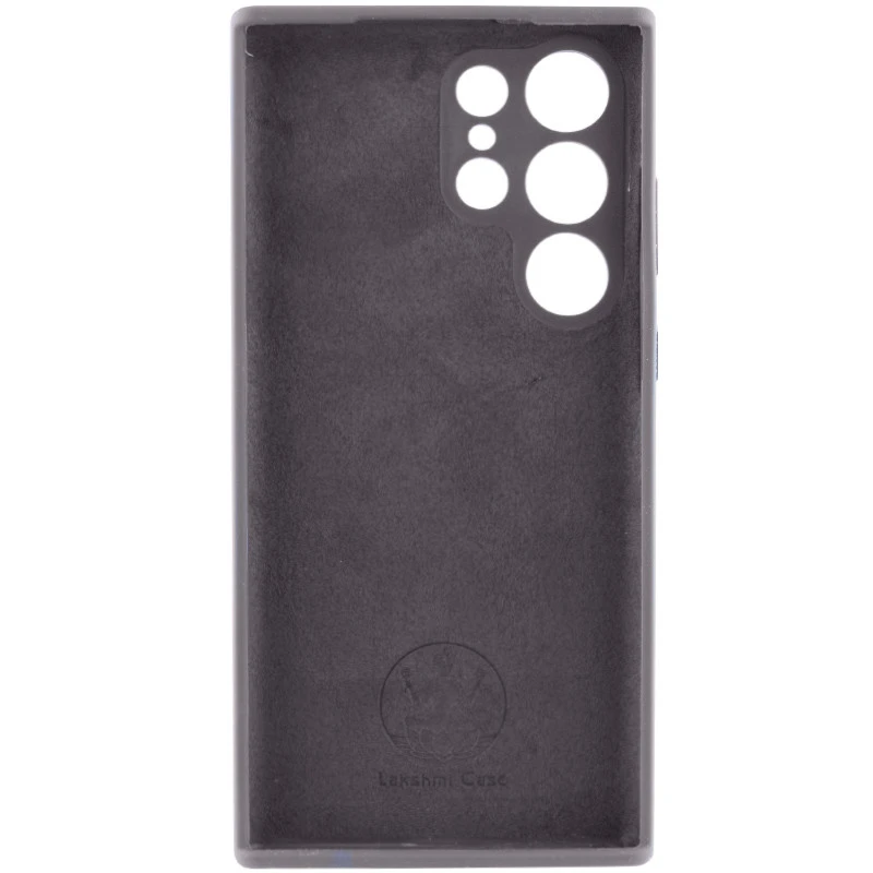 Чохол Silicone Case Lakshmi Premium із закритою камерою для Samsung Galaxy S25 Ultra – Сірий / Dark Gray. Фото 2 з 3