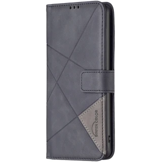 Кожаный чехол-книжка Geometric Pattern для Xiaomi Redmi Note 15 Pro 4G фото 1 из 4