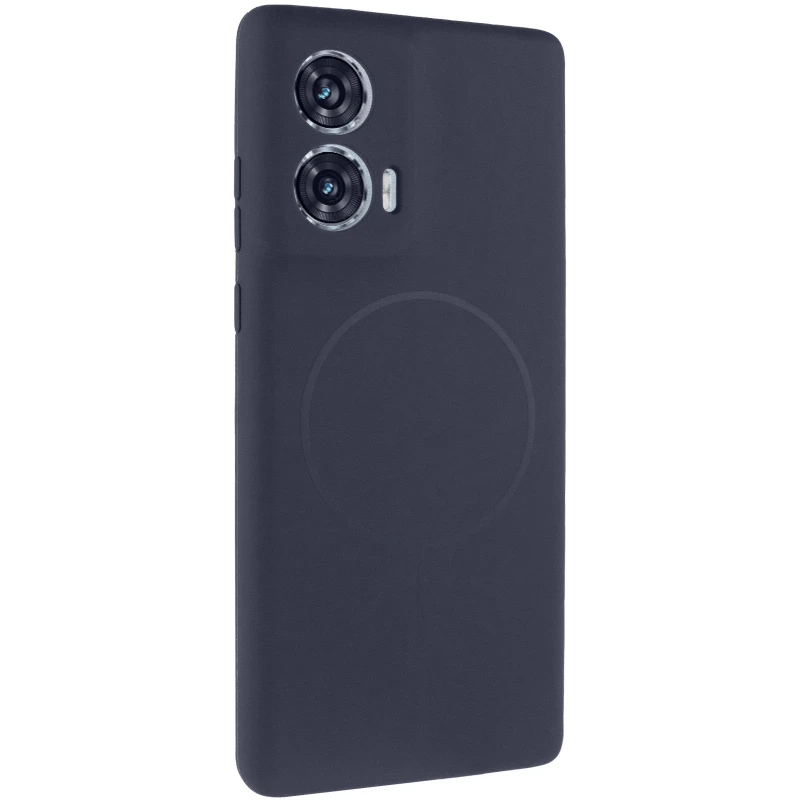 Чохол Silicone Cover Lakshmi Full Camera (AA) with Magnetic Fit для Motorola Edge 50 Fusion – Темно-синій / Midnight blue. Фото 1 з 1